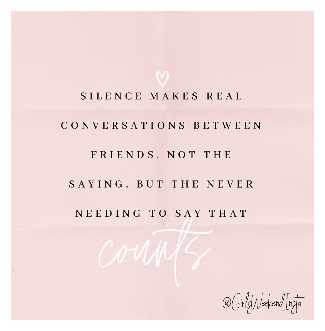 Sometimes Silence Says Everything