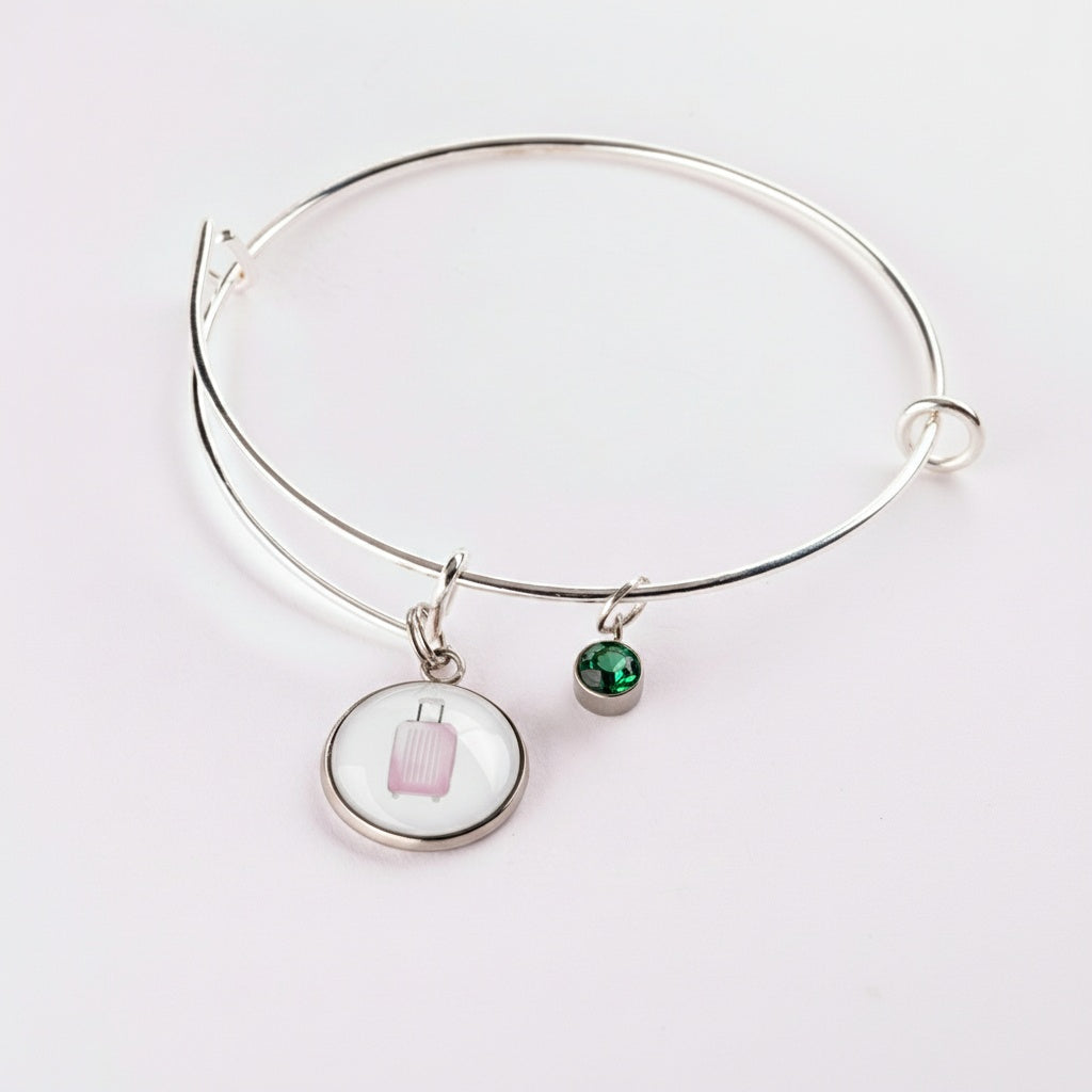 May Birthstone Charm