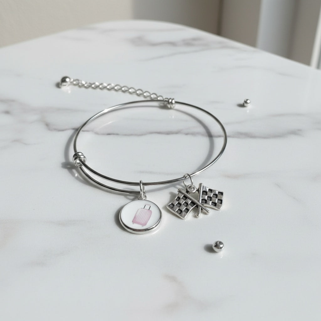 Checkered Flag Charm