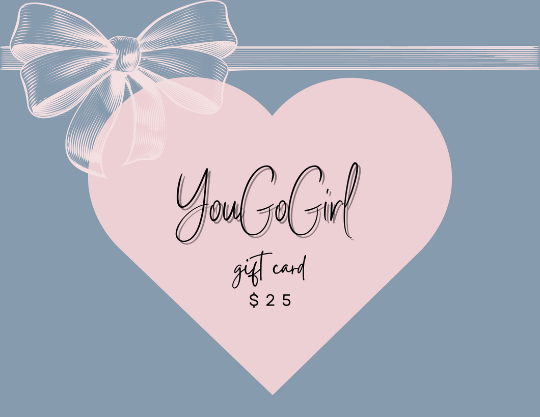 YouGoGirl gift card