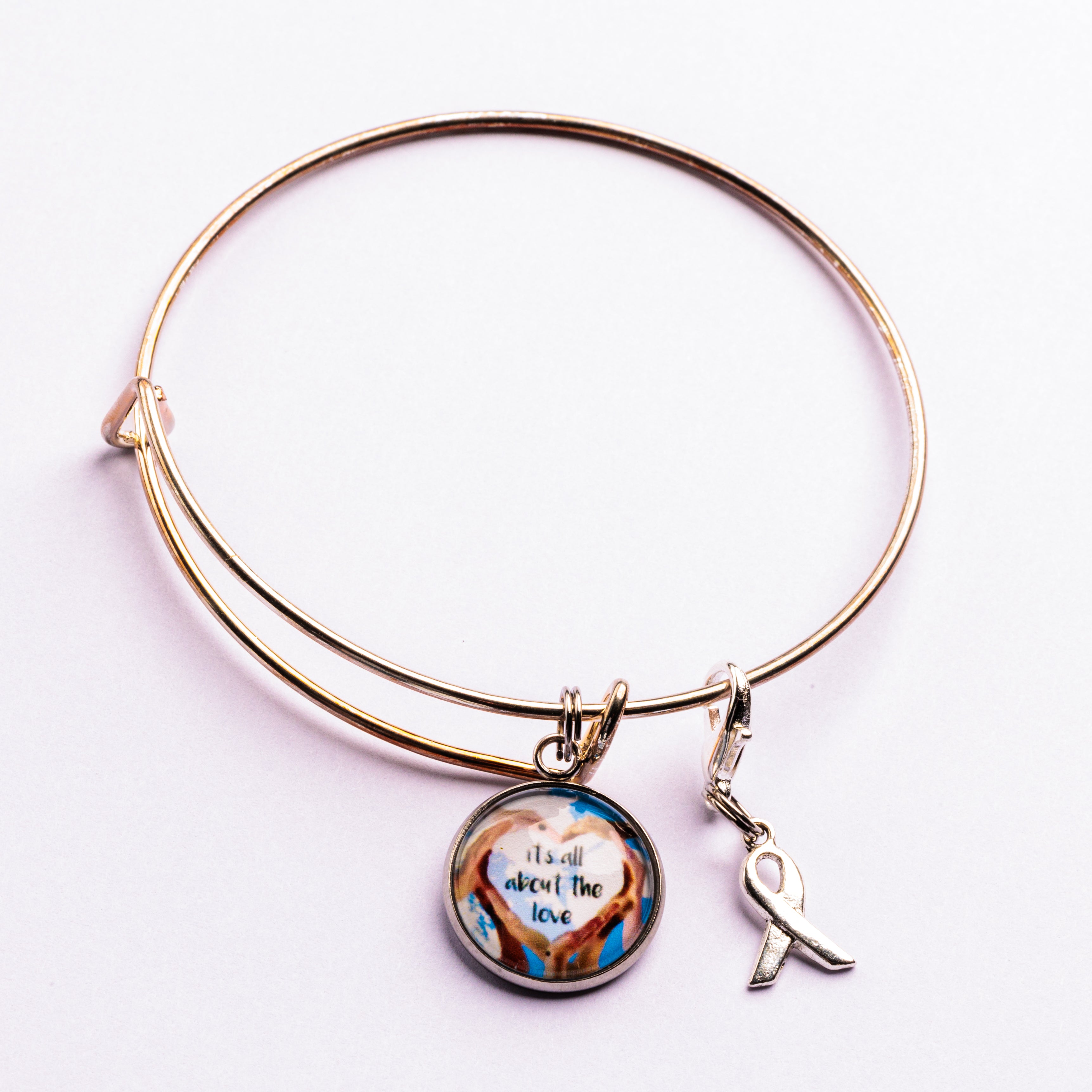 Cancer Ribbon Charm