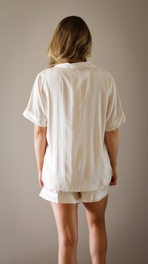 Striped Pajama set - Short Sleeve