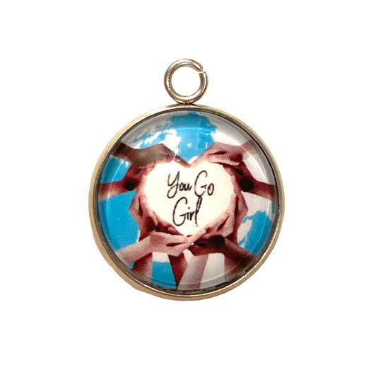 YouGoGirl Logo Charm